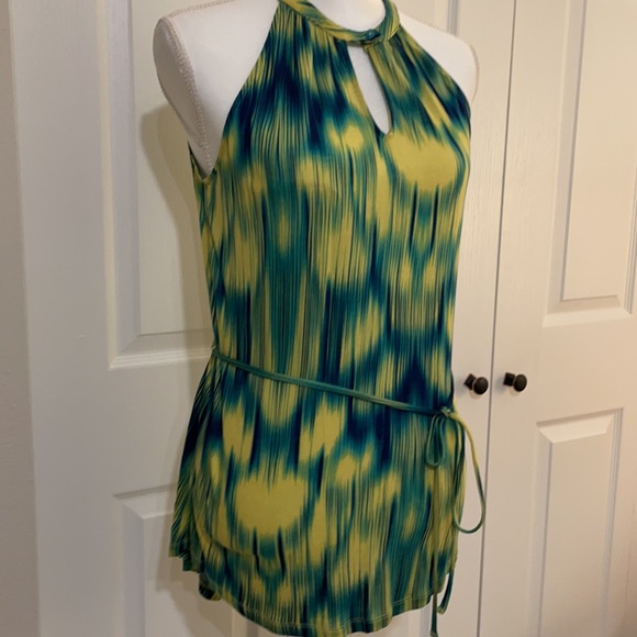 Jennifer Lopez sleeveless summer Blouse Size small - Picture 12 of 12